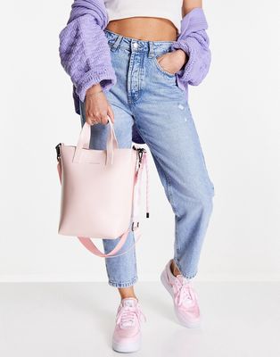 Claudia Canova rope detail grab bag in pink