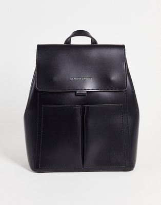 Claudia Canova two pocket backpack in black