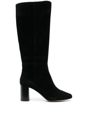 Claudie Pierlot 70mm knee-high leather boots - Black