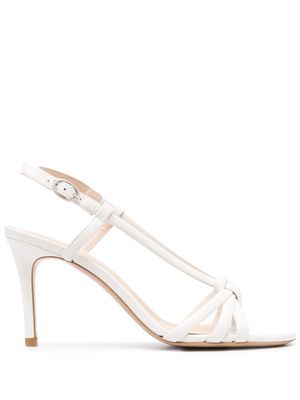 Claudie Pierlot 95mm leather sandals - White
