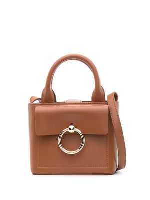 Claudie Pierlot Anouck leather tote bag - Brown