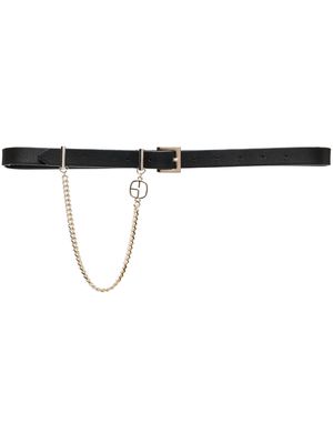 Claudie Pierlot chain-link detail belt - Black