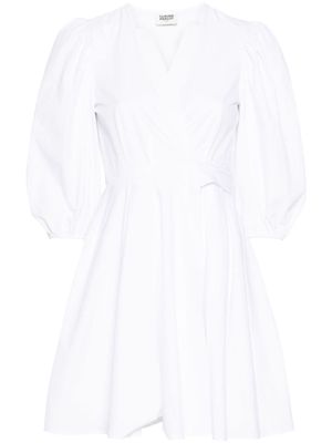 Claudie Pierlot cotton wrap minidress - White