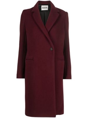Claudie Pierlot double-breasted midi coat - Red