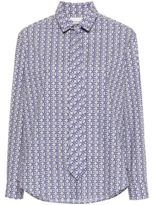 Claudie Pierlot geometric-print buttoned shirt - Neutrals
