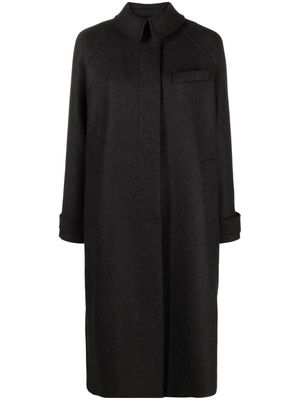 Claudie Pierlot Gustave single-breasted maxi coat - Grey