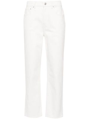 Claudie Pierlot high-rise straight-leg jeans - White