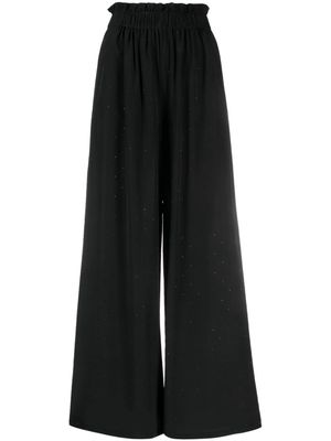 Claudie Pierlot high-waist wide-leg trousers - Black