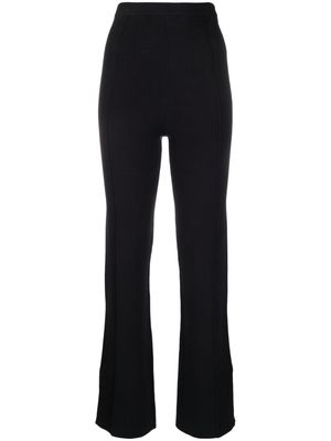 Claudie Pierlot high-waisted knitted trousers - Blue