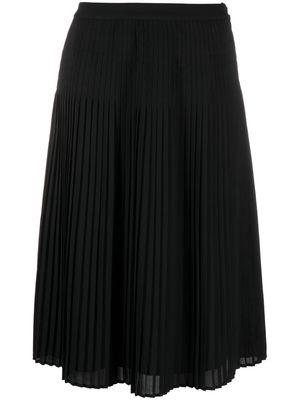 Claudie Pierlot high-waisted pleated midi skirt - Black