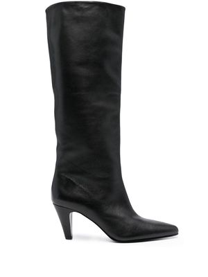 Claudie Pierlot knee-high 75mm boots - Black