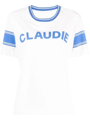 Claudie Pierlot logo-print cotton T-shirt - White