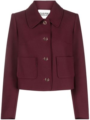 Claudie Pierlot long-sleeve button-up jacket - Red