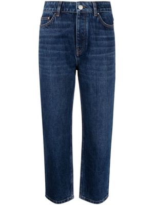 Claudie Pierlot mid-rise cropped jeans - Blue