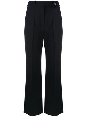 Claudie Pierlot mid-rise flared trousers - Blue