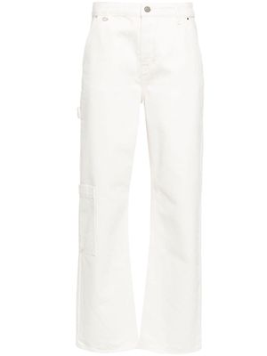 Claudie Pierlot mid-rise straight-leg jeans - Neutrals