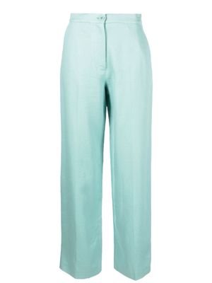 Claudie Pierlot mid-rise straight-leg trousers - Green