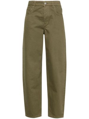 Claudie Pierlot mid-rise tapered jeans - Green