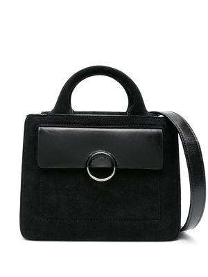 Claudie Pierlot mini debossed-logo leather bag - Black