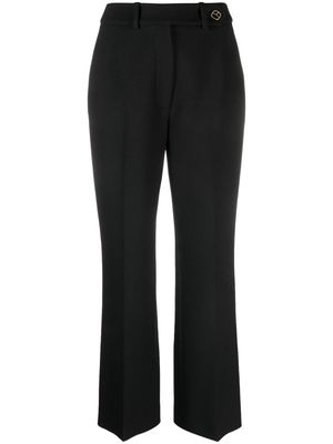 Claudie Pierlot off-centre button-fastening trousers - Black