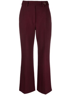 Claudie Pierlot off-centre button-fastening trousers - Red
