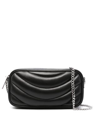 Claudie Pierlot quilted leather shoulder bag - Black