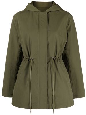 Claudie Pierlot reversible hooded short coat - Green