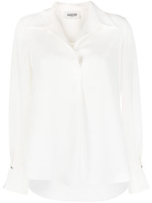 Claudie Pierlot short-button-up blouse - Neutrals