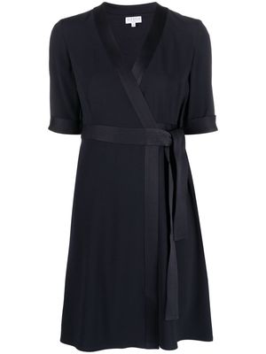 Claudie Pierlot short-sleeve wrap-design dress - Blue