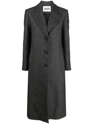 Claudie Pierlot single-breasted mid-length coat - Grey