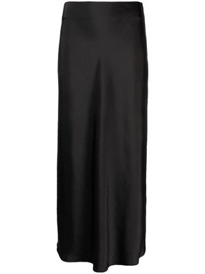 Claudie Pierlot slip-style satin maxi skirt - Black
