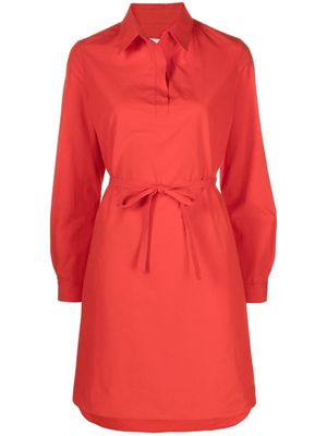 Claudie Pierlot Sonia poplin shirtdress - Red