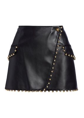 Clayton Vegan Leather Miniskirt