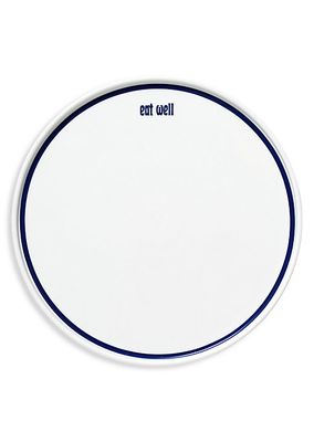 Clean Words Eat Well Dinner Plate