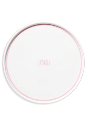 Clean Words Hungry Dinner Plate