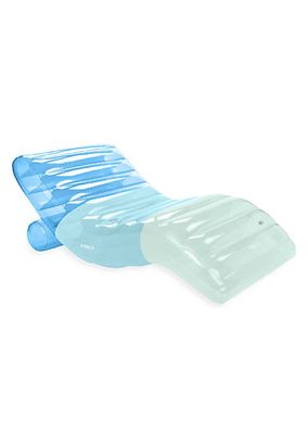 Clear Blue Chaise Lounger