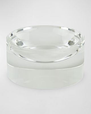 Clear Crystal Bowl Round 6" Diameter