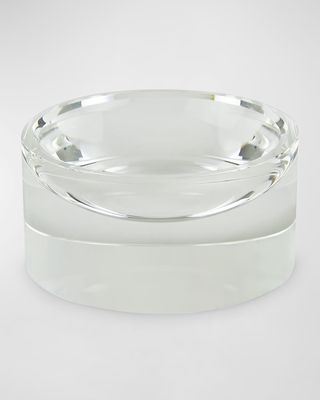 Clear Crystal Bowl Round 7" Diameter
