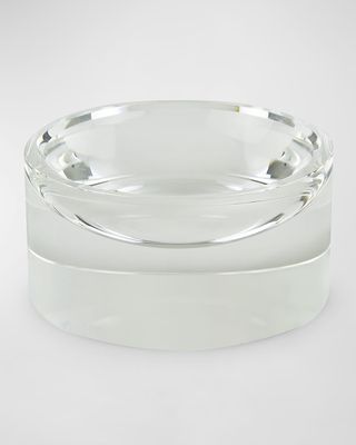 Clear Crystal Bowl Round 8"Diameter