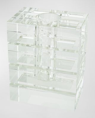 Clear Cut Crystal Rectangle Vase