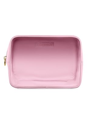 Clear Front Large Pouch - Flamingo