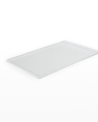 Clear Overflow Feeder Tray, Large