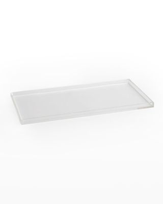 Clear Overflow Feeder Tray, Small