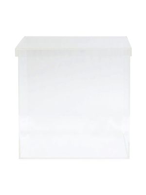 Clear Pet Toy Box With Clear Top - Size 12" - Size 12"