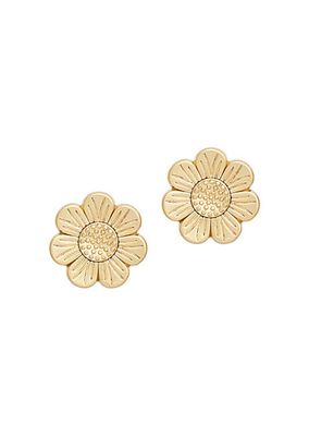 Clementine 24K-Gold-Plated Stud Earrings
