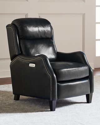 Cleo Leather Powered Recliner Chair