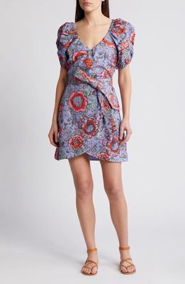 Cleobella Edwina Floral Puff Sleeve Minidress in Manika Print