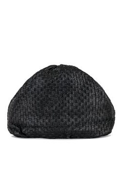 Cleobella Nia Woven Bag in Black.