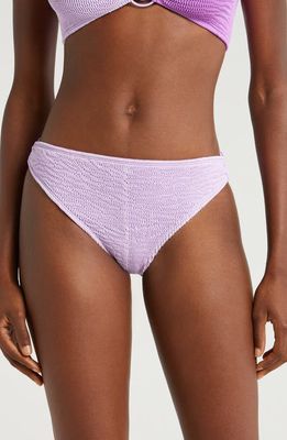 CLEONIE Boomerang Bikini Bottoms in Lilac Violet 