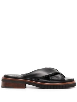 Clergerie Abby leather mules - Black